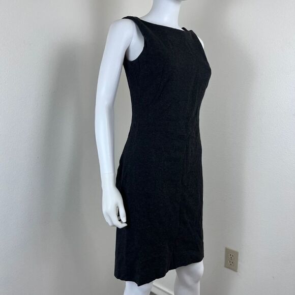 M.M.Lafleur The Lydia Women Size 10 Gray Sleevless Sheath Mini Dress Minimalist - Picture 14 of 17
